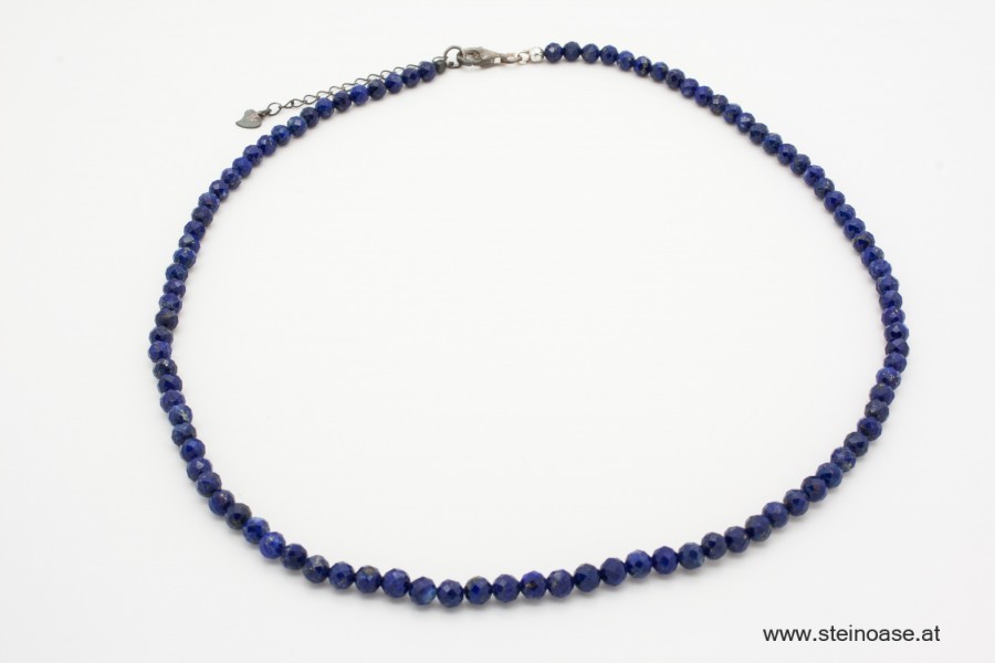 Kette Lapis Lazuli facettiert 4mm